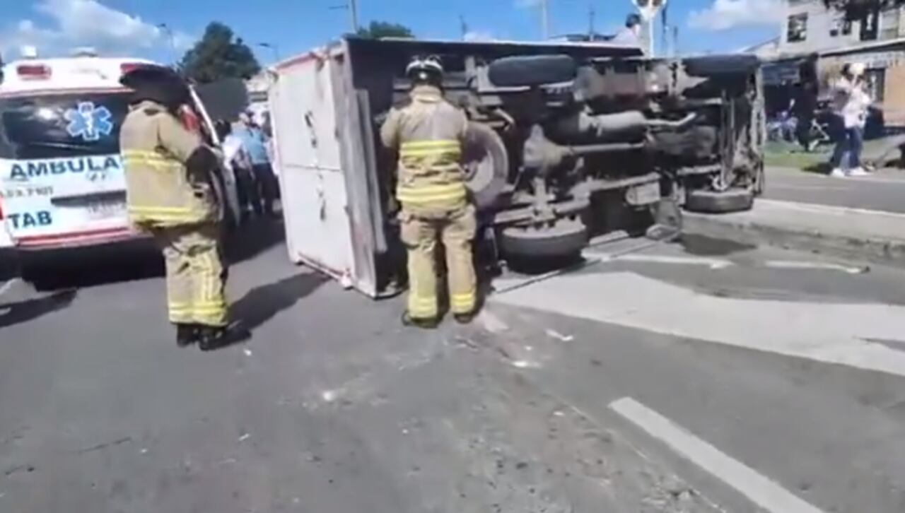 El accidente en la calle 72 con carrera 86.