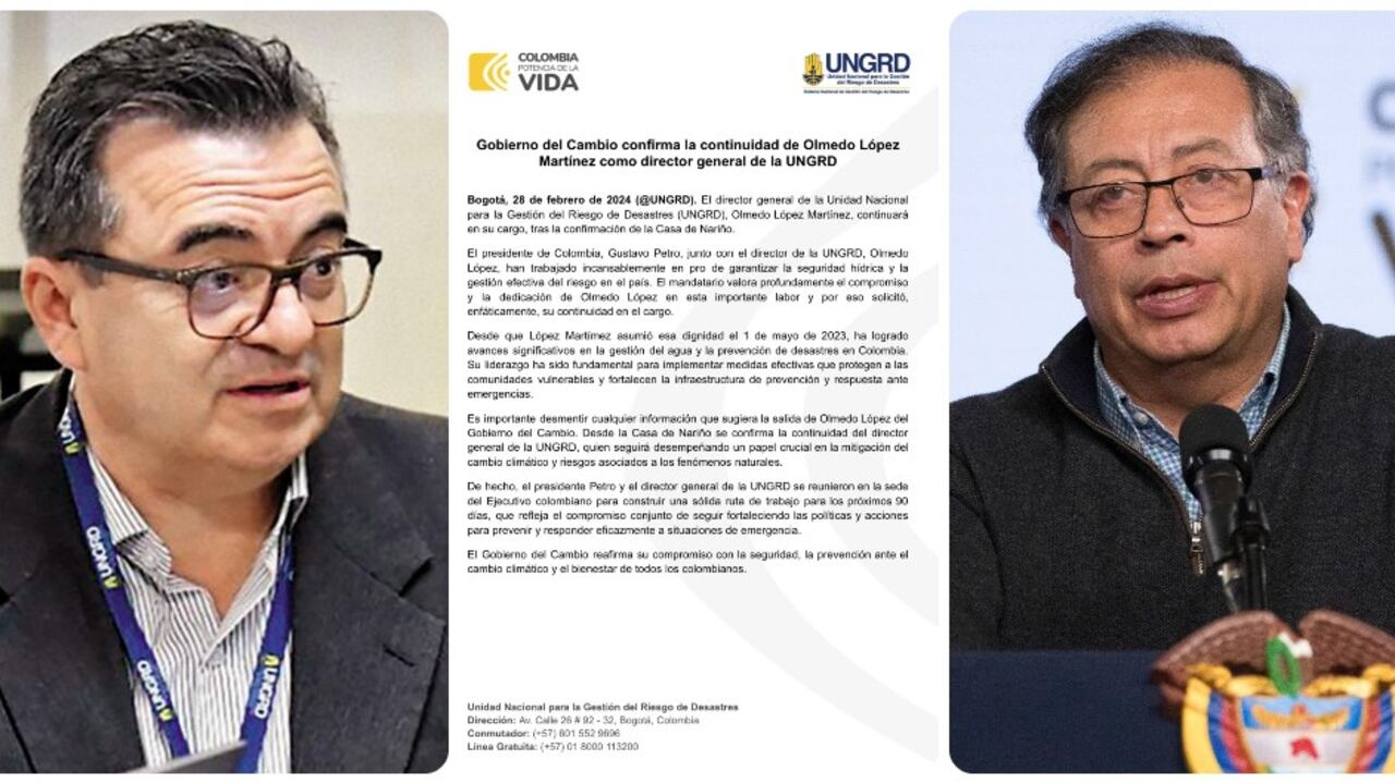 Olmedo López, Gustavo Petro y el comunicado de prensa.