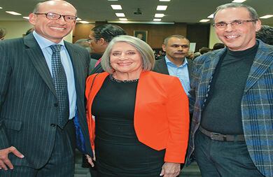 Mauricio Rodríguez, Cecilia López y Luis Fernando Pradilla.