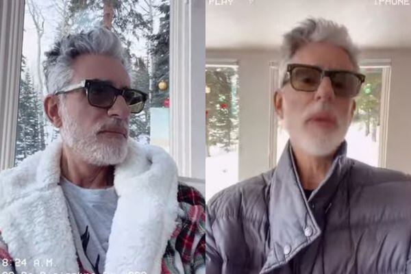 Varoni les contó a sus seguidores el accidentado camino que atravesó para esquiar