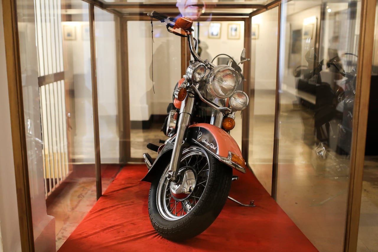 Objetos de Pablo Escobar, en museo de la Policía