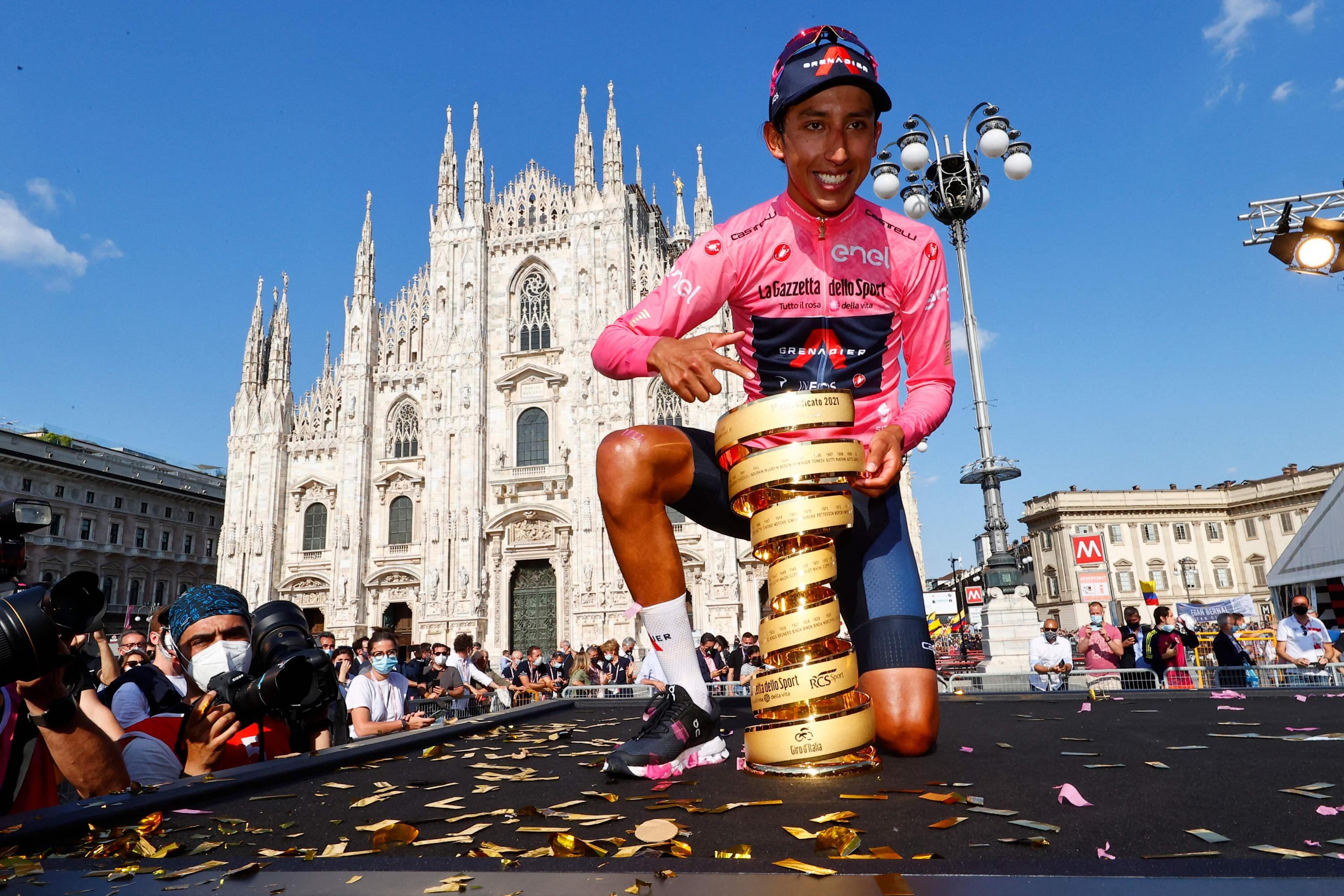 Egan Bernal, campeón del Giro de Italia.