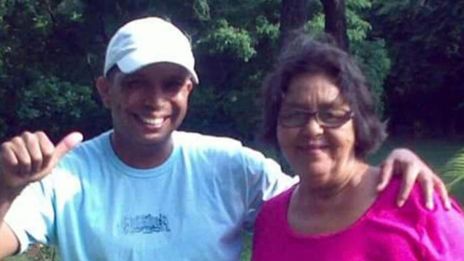 Alfredo Sarmiento Agamez (izquierda) y Ninfa Agamez Trullo (Derecha)