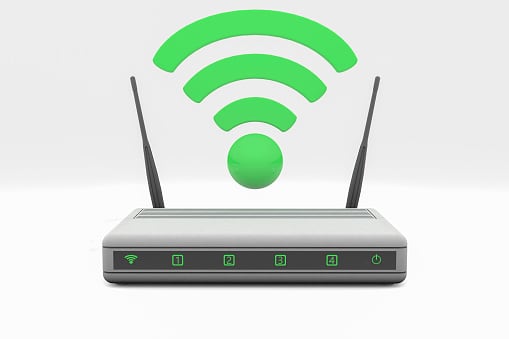 El router wifi necesita de una clave de seguridad.