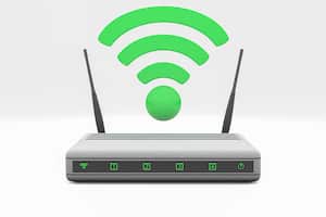 El router wifi necesita de una clave de seguridad.