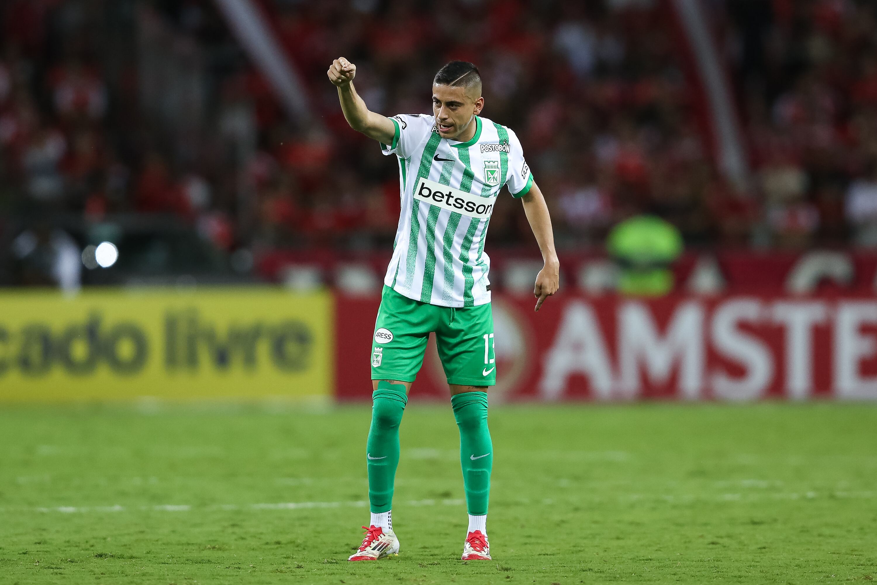 Camilo Cándido fue uno de los titulares de Nacional en la Copa Libertadores 2025.