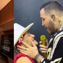 Jessi Uribe besa en la boca a una mujer de la tercera edad en medio del escenario