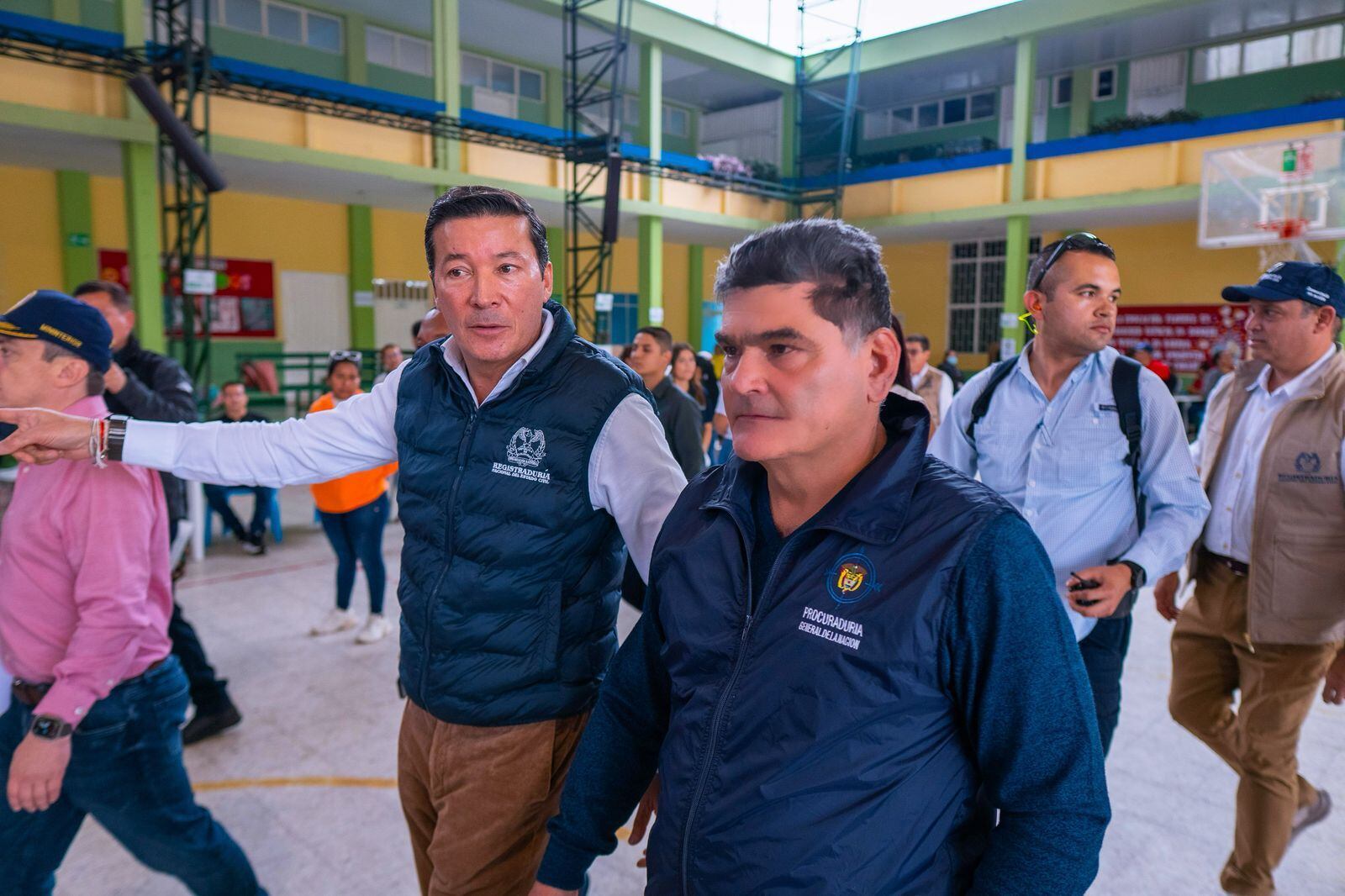 El Procurador General de la Nación, Gregorio Eljach, acompañó este domingo el acto de apertura de las elecciones atípicas en Putumayo