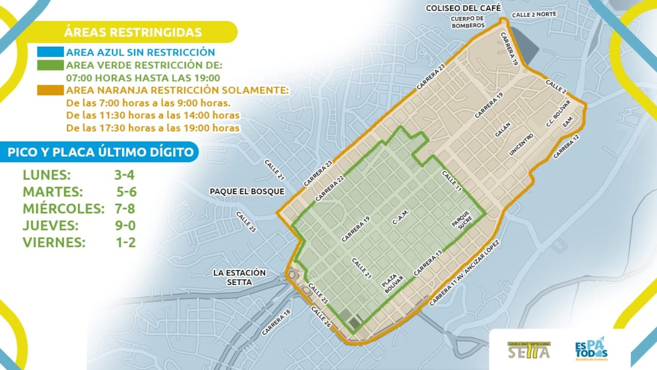 Quienes no cumplan con la medida en la ciudad de Armenia se hacen acreedores a una multa de quince salarios mínimos legales vigentes diarios.