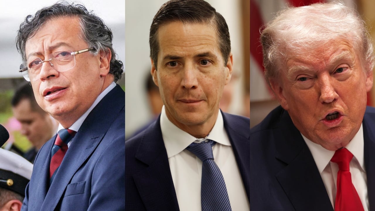 Gustavo Petro, Bernie Morano y Donald Trump.