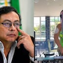 Gustavo Petro candidato presidencial y Yina Calderón influencer.