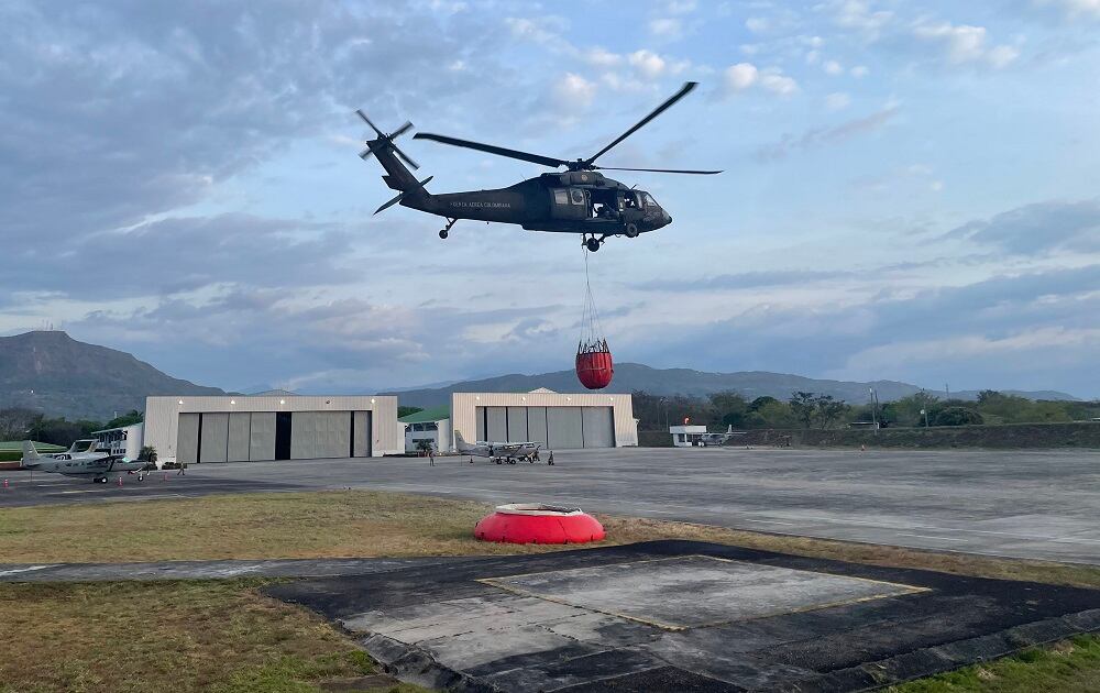 Sistema Bambi Bucket, imagen de referencia.
