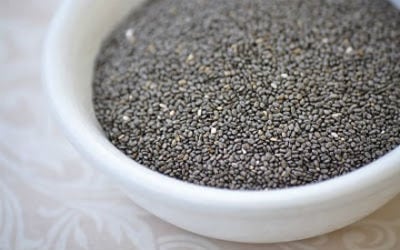 Chía, también llamada "salvia hispanica L".