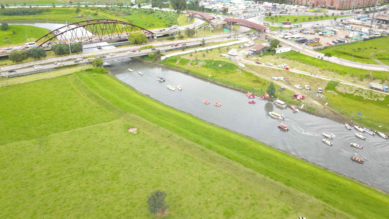 El objetivo de monitorear el río es que las imágenes capatdas sirvan para poner control a los verdugos de esta cuenca hídrica. Foto: CAR