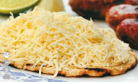 Esta arpa frita puede acompañarse con queso o mermelada