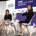 María Juliana Pérez, vicepresidenta ejecutiva del Banco Agrario; Sonia Salazar, vicepresidenta de Recursos Humanos de Vanti; y Sandra Quitián, vicepresidenta de Valor Humano de WOM Colombia.