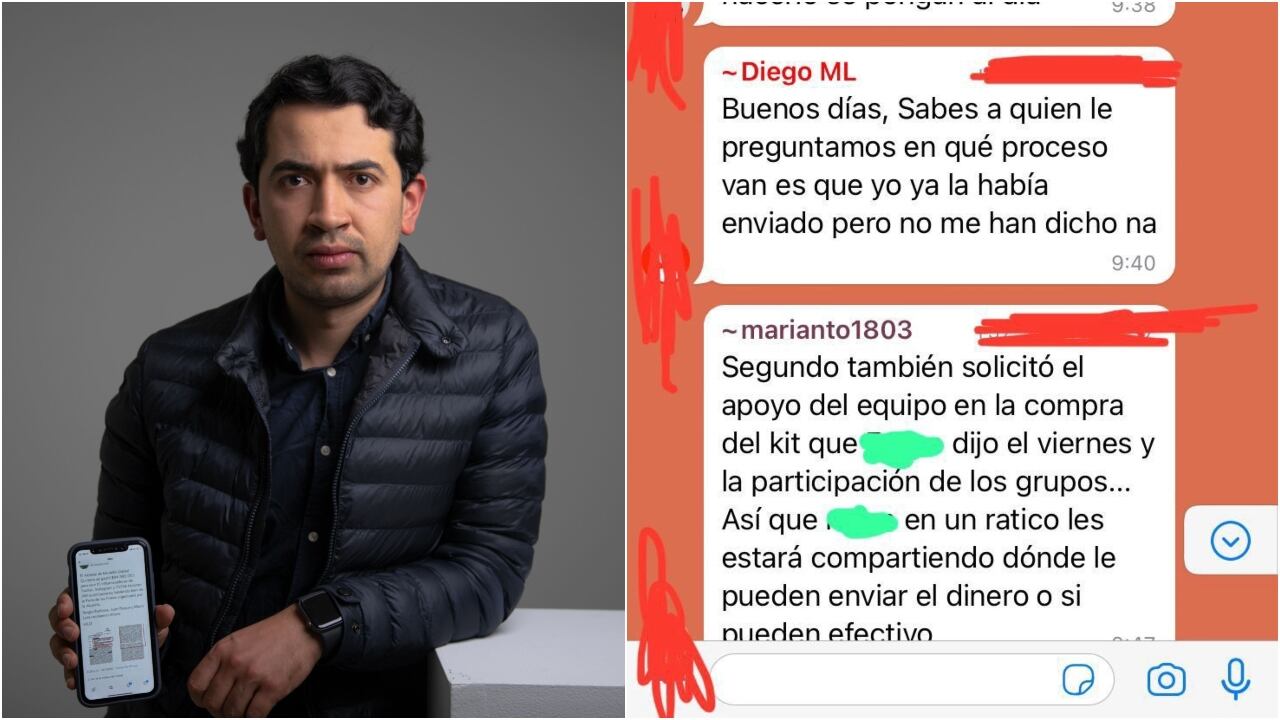Daniel Briceño denuncia que en la URT pidieron a contratistas adquirir un kit para marchar.