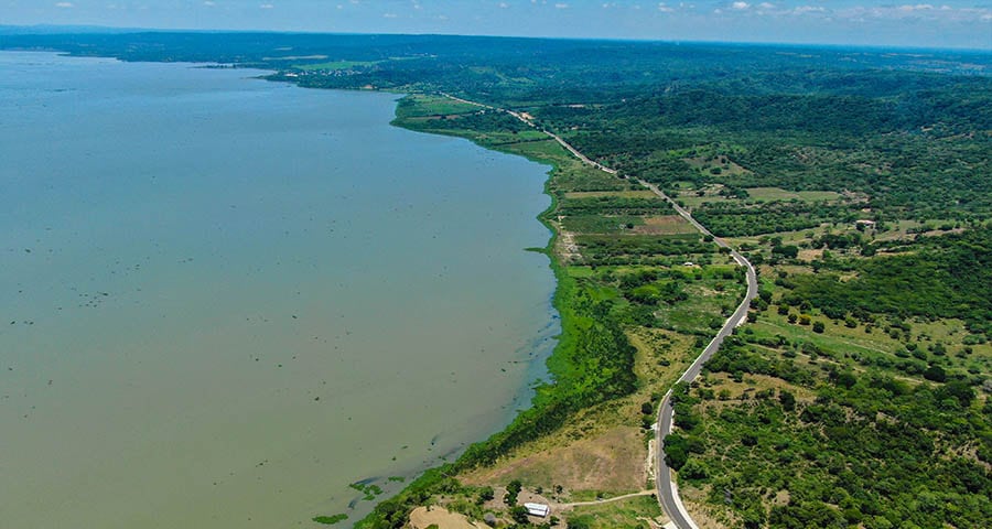 Embalse El Guájaro, en el departamento del Atlántico.