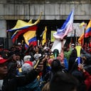 Manifestantes bloquean las entradas del Palacio de Justicia