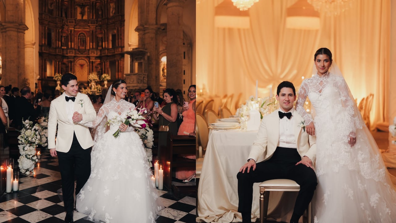 Matrimonio del periodista de Noticias Caracol, Juan Camilo Merlano, y Karina Charry