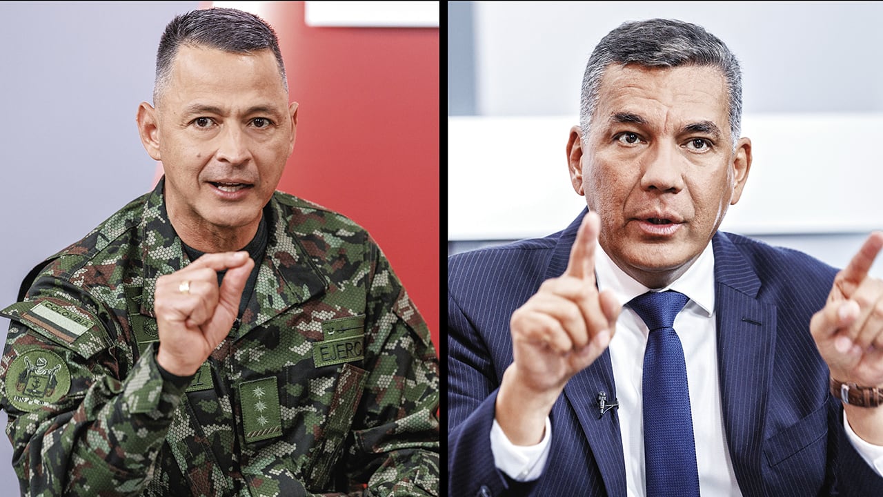 General Erick Rodríguez y Jorge Eduardo Mora, Ministro de Defensa