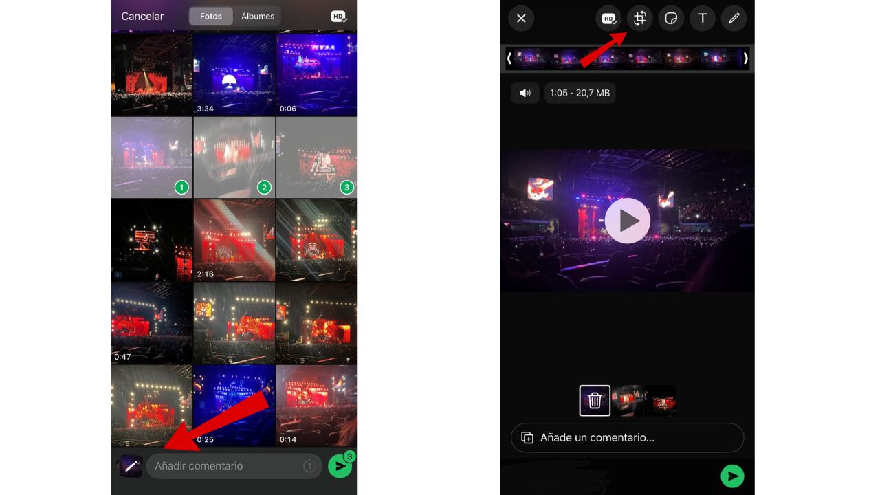 El cambio en la interfaz de WhatsApp alteró la dinámica de envío, pero la opción de edición aún se mantiene.