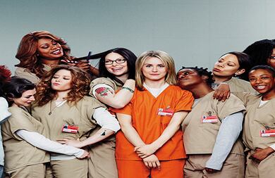  Orange is the New Black, que narra las memorias de una mujer en la cárcel, es una de las candidatas al Emmy como mejor drama. 