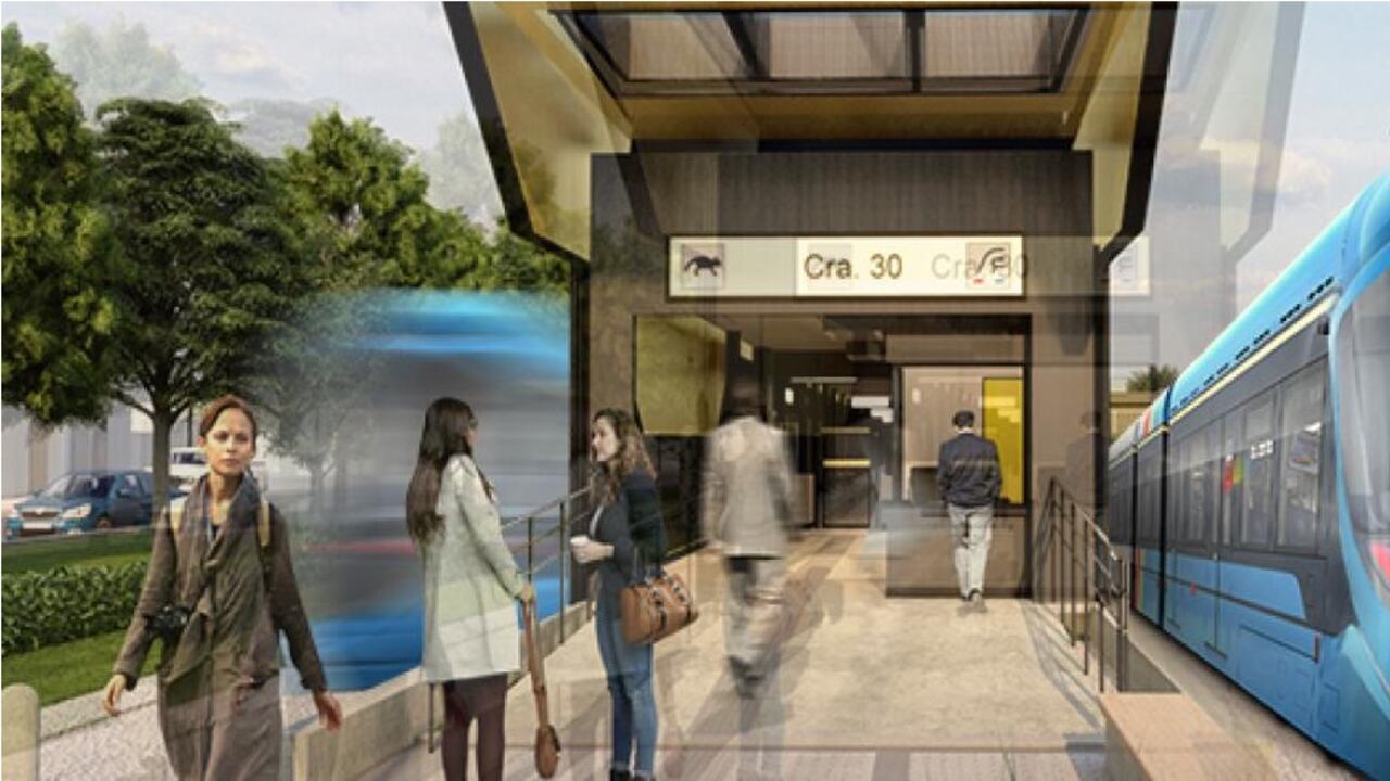 El render del Regiotram del Norte.