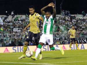 Dorlan Pabón ha sido fundamental en la campaña de Atlético Nacional en 2023. Foto: Dimayor.