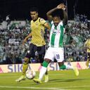 Dorlan Pabón ha sido fundamental en la campaña de Atlético Nacional en 2023. Foto: Dimayor.