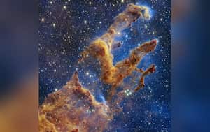 La sorprendente imagen de ‘Pilares de la Creación’ que reveló la Nasa tomada por el telescopio James Webb