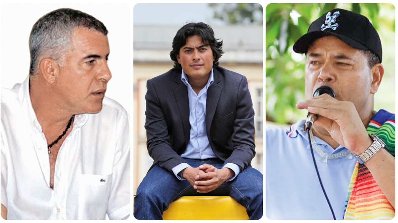 Nicolás Petro señaló que parte del dinero que recibió de El Turco Hilsaca (izq.) y el Hombre Marlboro (der.) entró a la campaña presidencial.