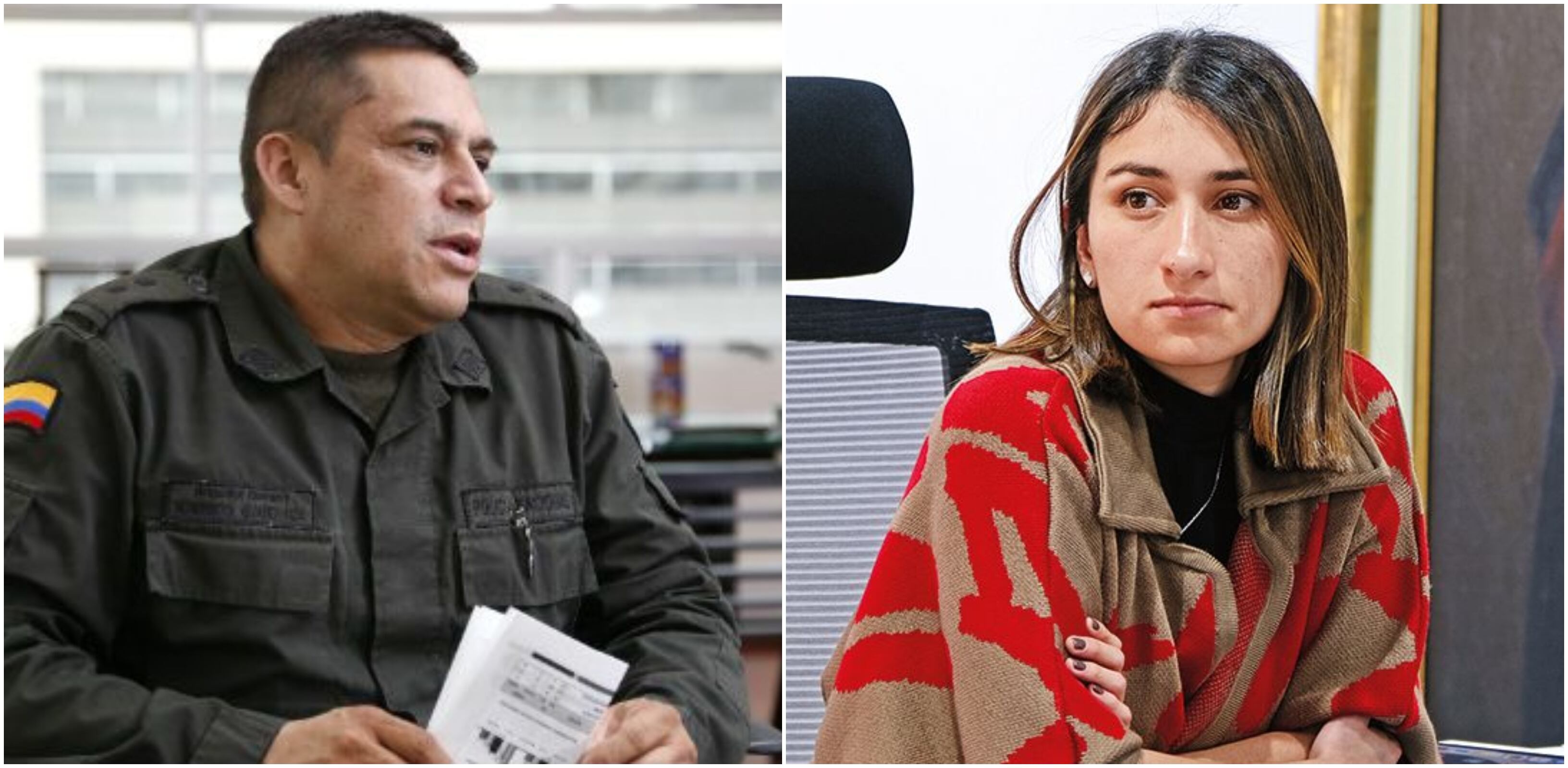 General en retiro Humberto Guatibonza y Laura Sarabia