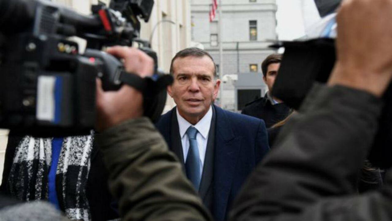 Juan Ángel NapoutDerechos de autor de la imagenREUTERS Image caption El juicio en Nueva York ha atraído una amplía cobertura y requerido máximas medidas de seguridad. Foto: Reuters vía BBC Mundo