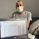 El hombre sufre también de leucemia