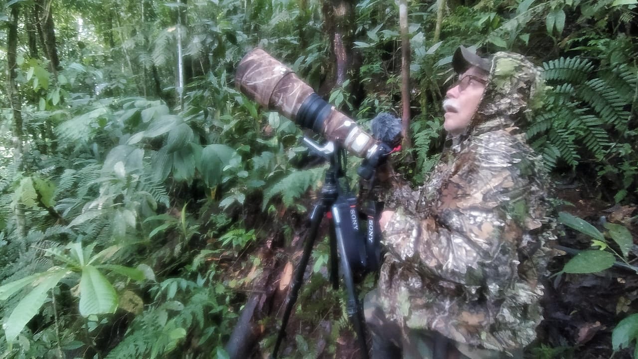 Sus inicios en la fotografía fueron como aficionado; tomaba imágenes en blanco y negro con cierta regularidad, pero cuando comenzó a hacer trabajo de campo se convirtió en una necesidad