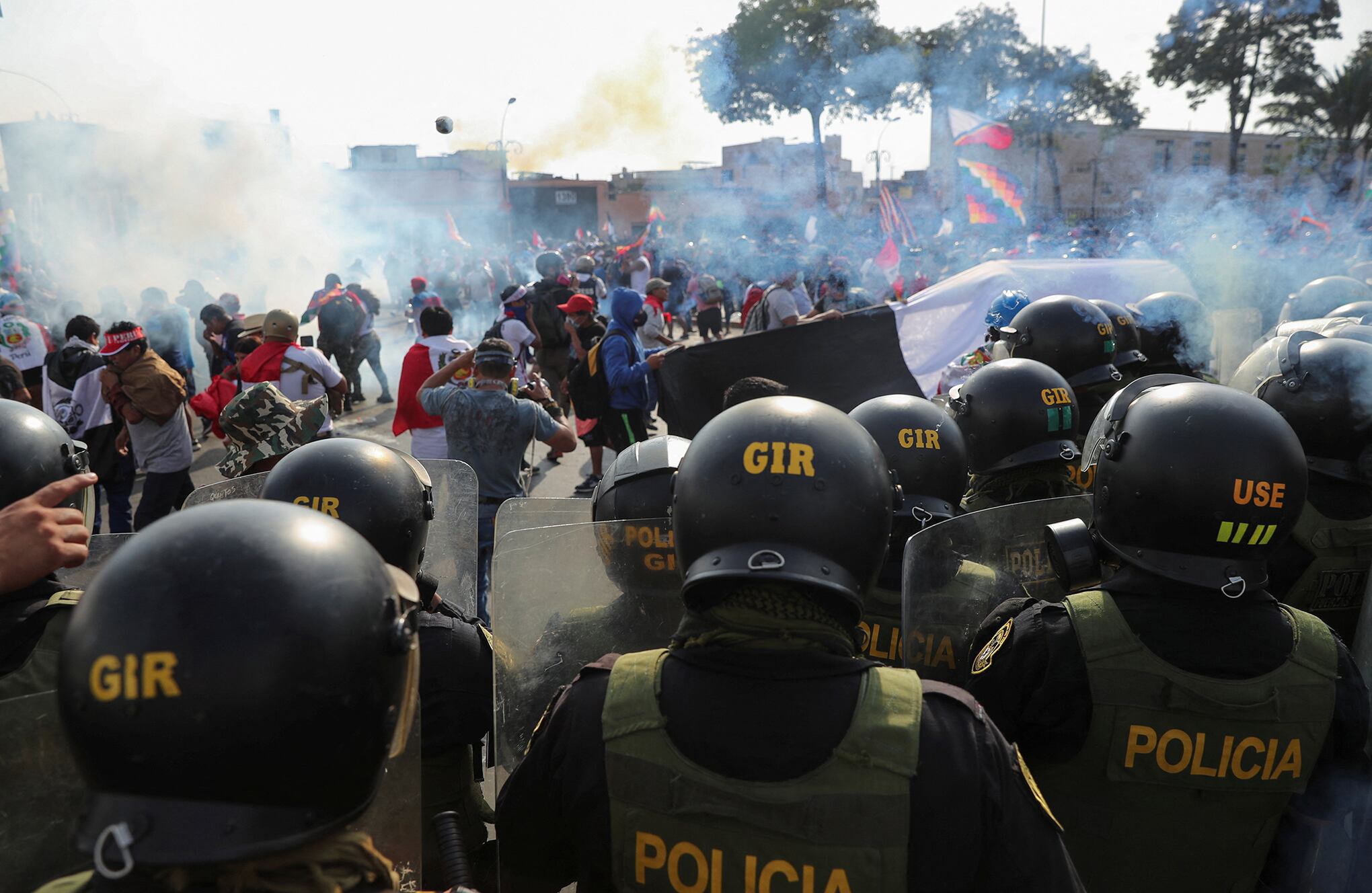 En imágenes : marcha 'Toma Lima' para manifestarse contra la presidenta de Perú, Dina Boluarte