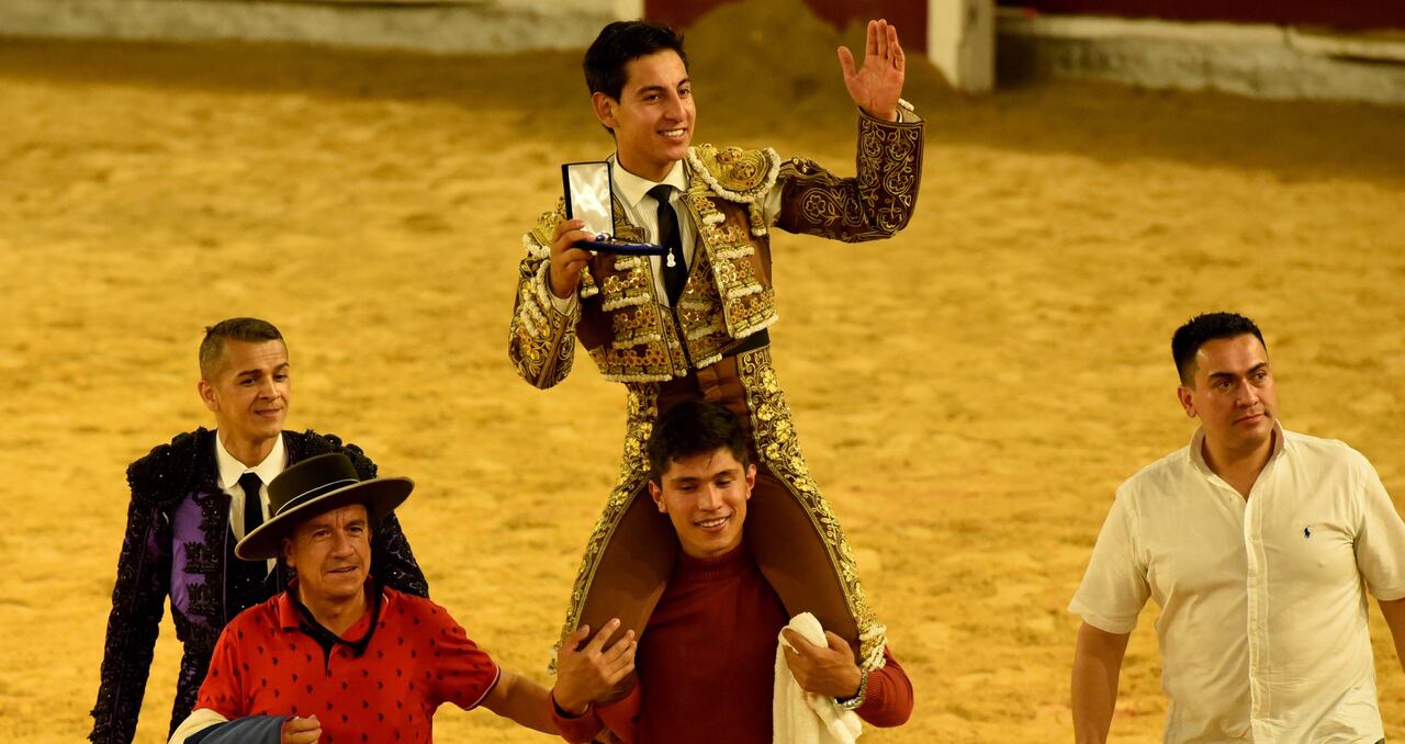 Anderson Sánchez, novillero de Lenguazaque. Cali, 11 de diciembre de 2021.