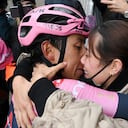 Egan Bernal y Mafe Motas, Giro de Italia.