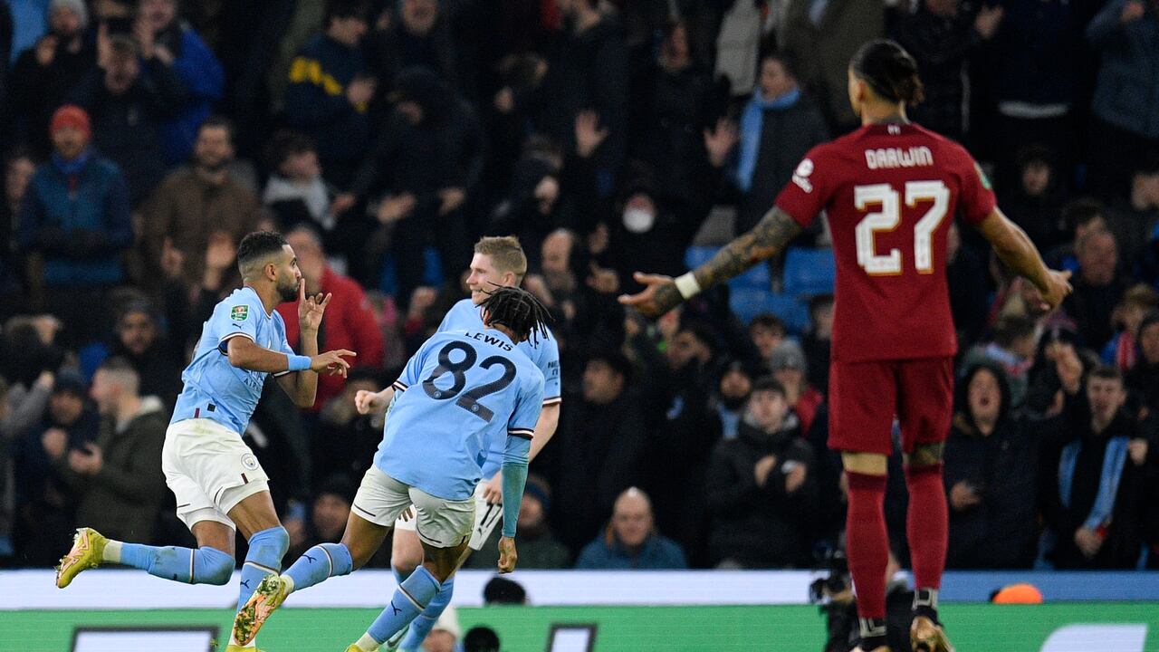 Manchester City vs. Liverpool - Octavos de final de Carabao Cup.