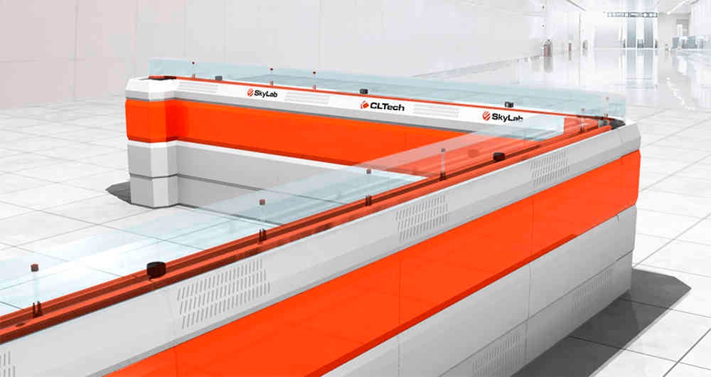 En Colombia ya hay bandas transportadoras funcionando en el Laboratorio Clínico Continental en Barranquilla y próximamente en la Fundación Santa Fe de Bogotá y en la Clínica Serena del Mar de Cartagena.