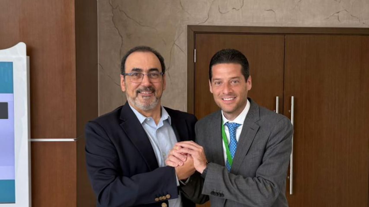 El senador Mauricio Gómez sostuvo una reunión con Sergio Díaz-Granados, presidente del Banco de Desarrollo de América Latina y el Caribe (CAF).