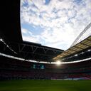 Una vista general del campo de quizá la catedral del fútbol más legendaria. (Foto de Frank Augstein / POOL / AFP)