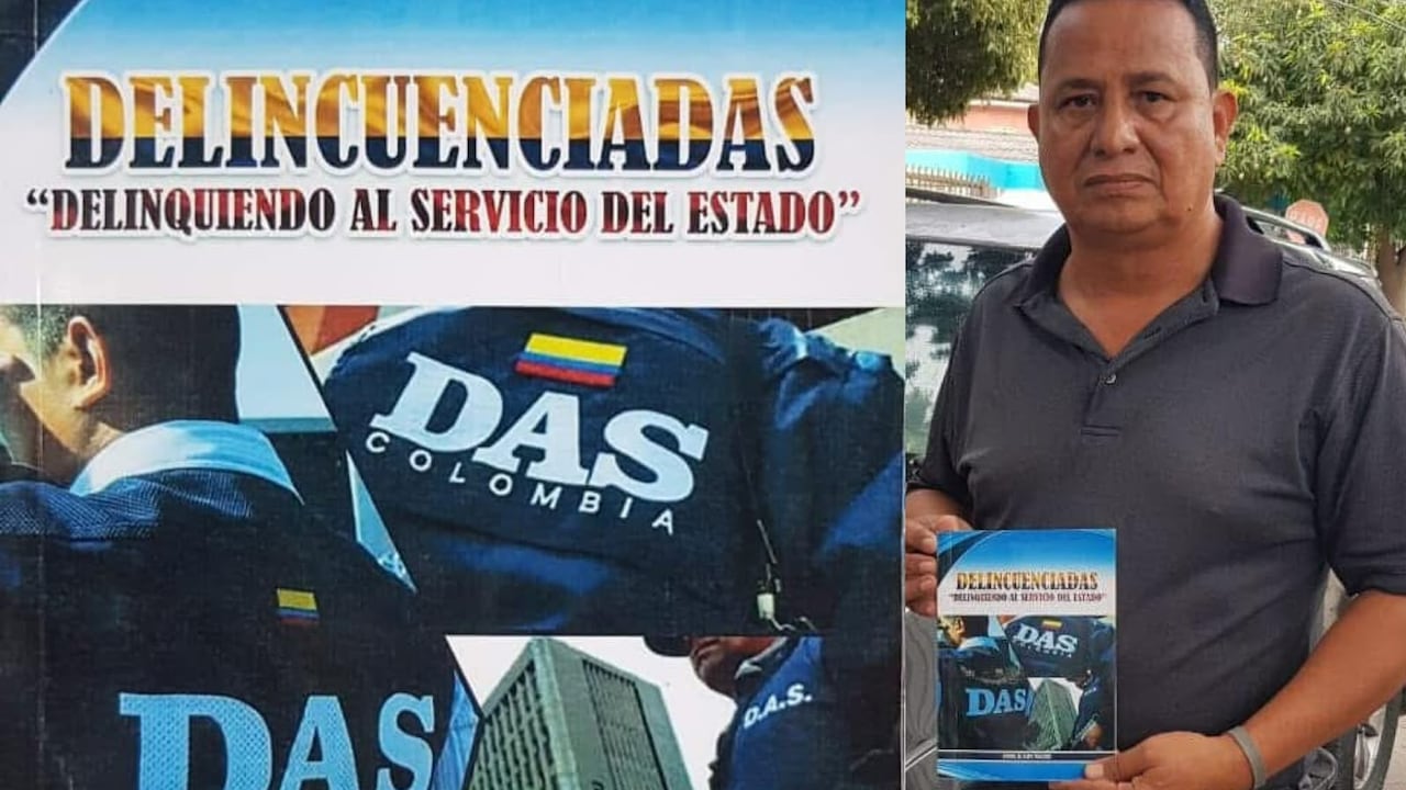 El libro "Delincuenciadas" y su autor Franklin Padilla.