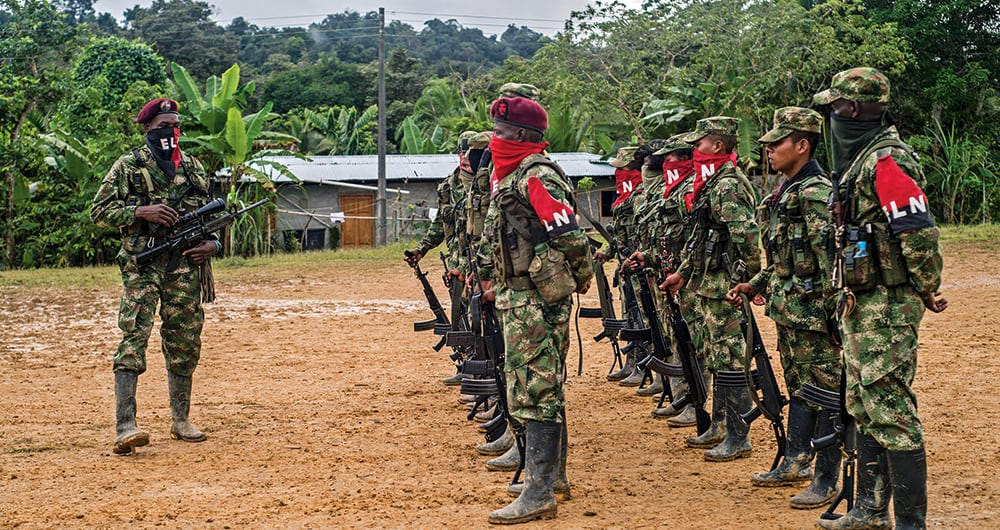 Grupo armado. Imagen de referencia.