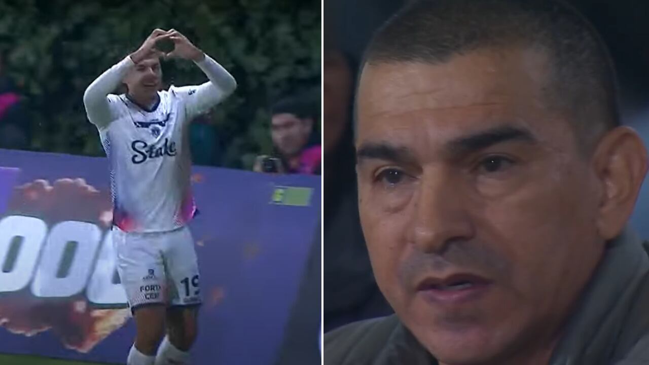 Víctor Hugo Aristizabal presenció el partido entre Fortaleza y Águilas Doradas