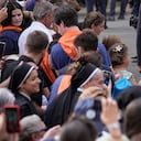 El papa León XIV en el Santuario de Nuestra Señora de Lourdes en Francia.