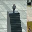 Las autoridades acordonaron los alrededores de la plaza Pilsudski.