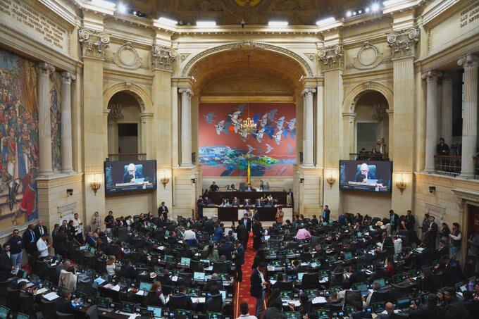 La Cámara de Representantes debatió los artículos que faltan de la reforma pensional, según la orden de la Corte Constitucional. Foto Cámara