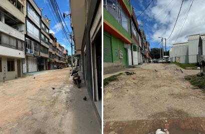 Fotografías de la Malla Vial en la Carrera 95 A # 34 - 39 sur, de la UPZ Patio Bonito
